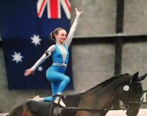 My daughter in action.